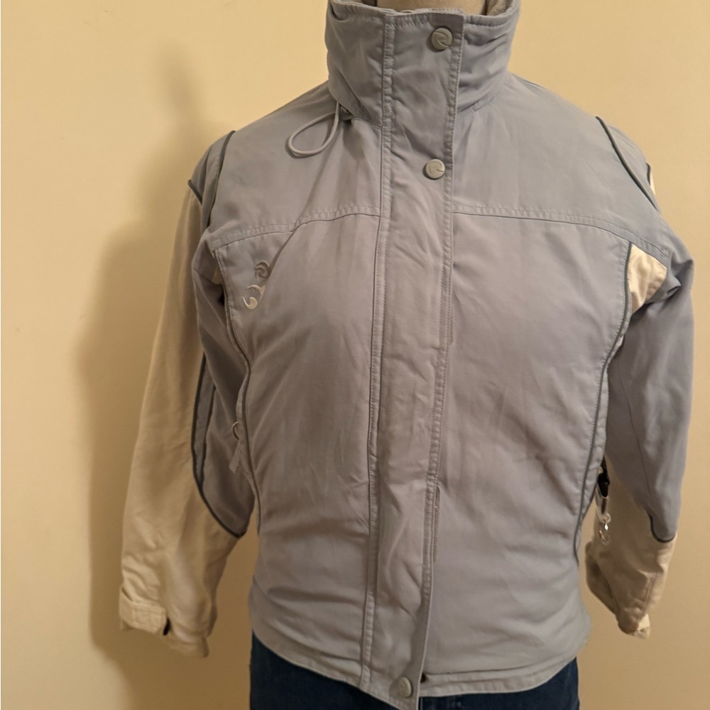 Rossignol Youth Light Blue/Gray and Cream Ski Jacket